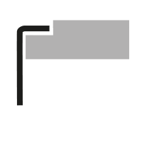 Bild som visar diskbänksmontering planlimning i natur- eller kompositsten